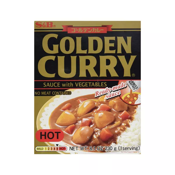 Golden Curry Salsa Curry Preparada Picante SB 230g